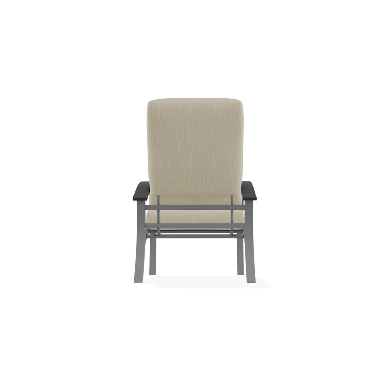 Belle Isle Outdoor Lounge Chair, Huskie, Graphite