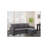 Queribus Dark Gray Reversible Sleeper Sectional Sofa With Storage Chaise