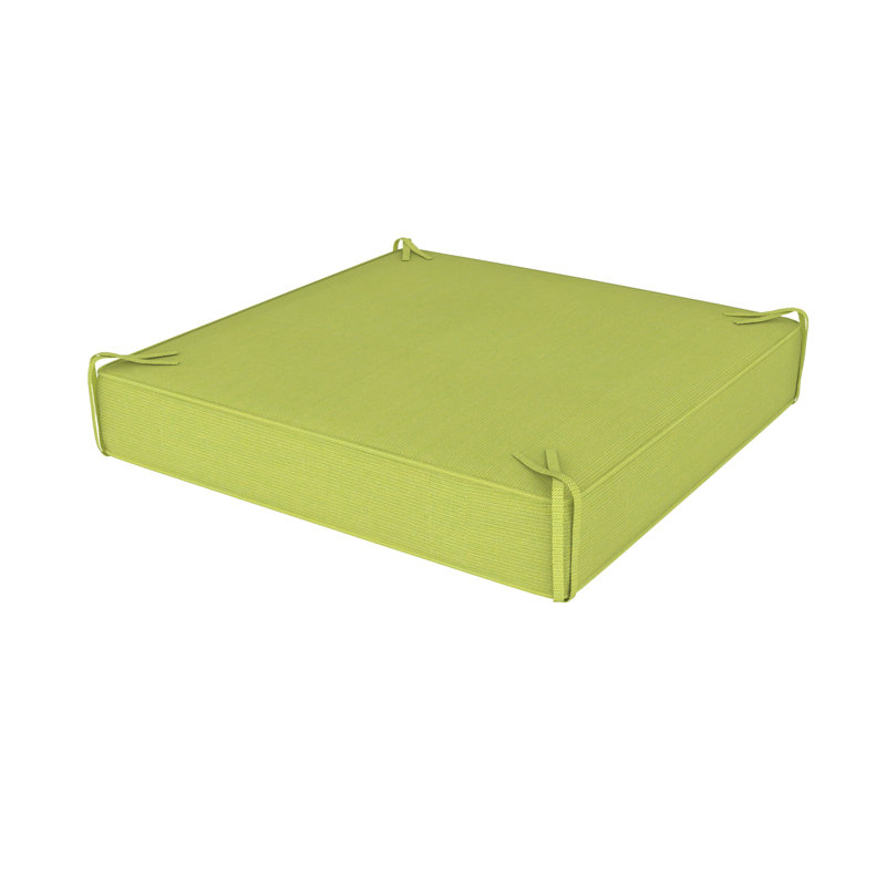 Coussin de repose-pieds pour patio intérieur / extérieur Sunbrella®, Vert