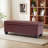 Rectangle Upholstered Storage Bench Ottoman&Stool-1894803972