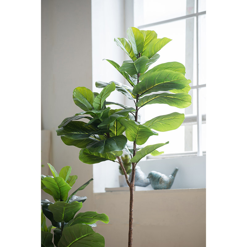 60'' Faux Fiddle Leaf Fig Tree in Pot