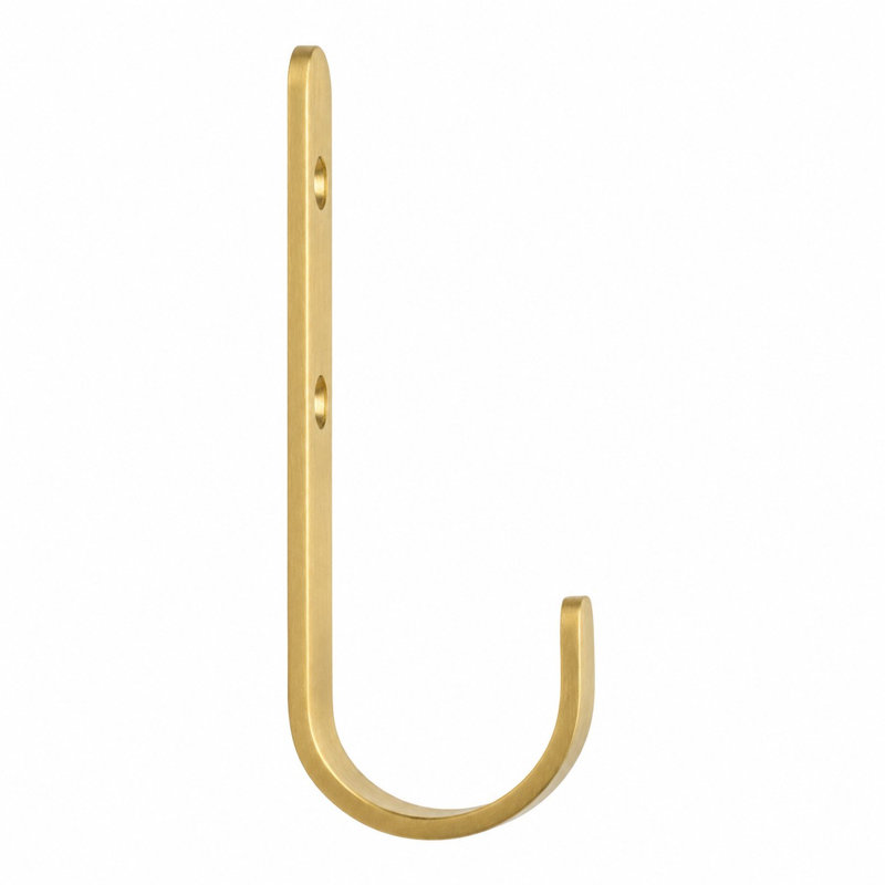 Porto - Large Solid Brass Wall Hook