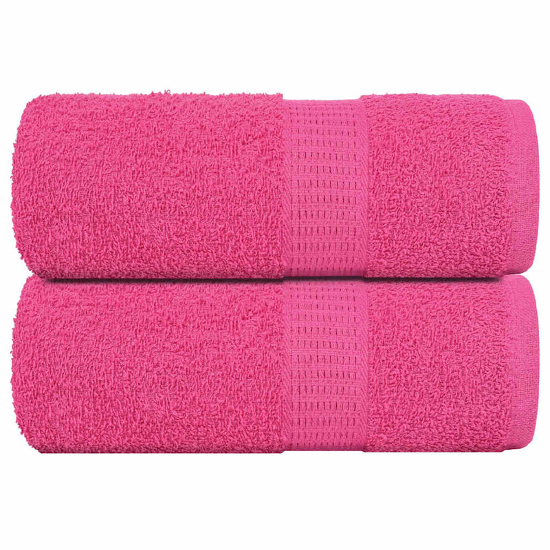 Ressa 100% Cotton Fingertip Towel, Pink