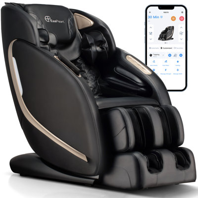 2026 4D Full Body Massage Chair Zero Grvity Reline with OTA, Airbag Compression, Black