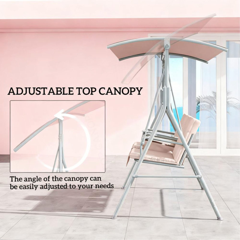 Balancelle d'extérieur, chaise de patio, pour le jardin, la piscine, la cour arrière