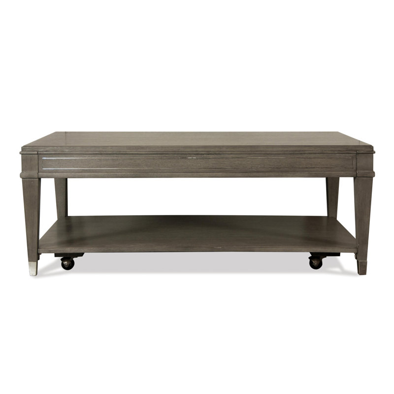 Solid Wood Top Coffee Table