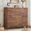 Armoire d'appoint en bois manufacturé brun massif-1802341183
