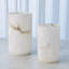 Alabaster Cylinder Vase-White-57972566