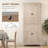 72"H Freestanding 4-Door Kitchen Pantry