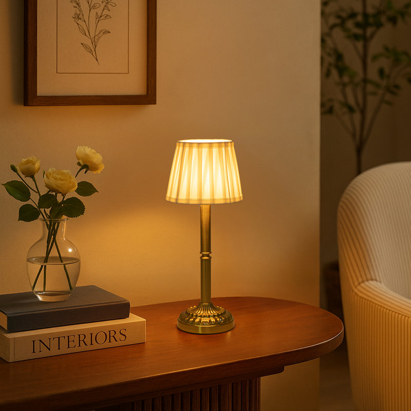  Lampe de table sans fil Glam, H 15,7 po x l 6,3 po x P 6,3 po