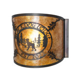 1 - Light Flush Mounted Sconce