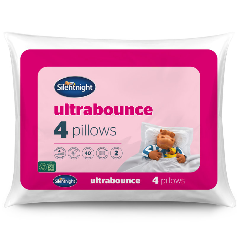 Silentnight Luxury Finish Ultrabounce Soft Medium Support Pillows