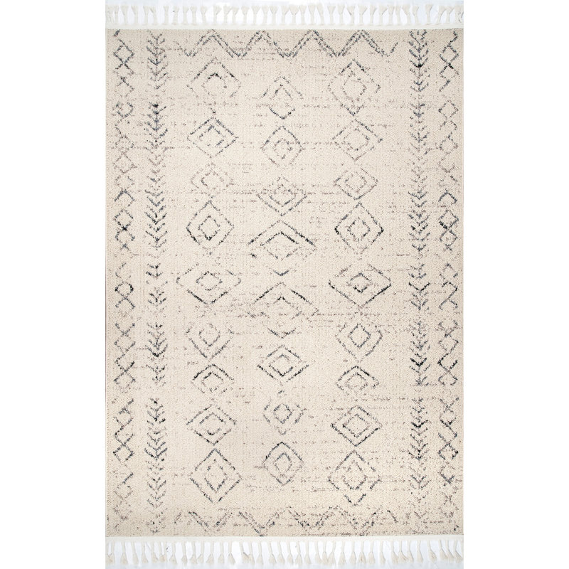 Piersten Geometric Indoor Rug, Rectangle 5' x 8'