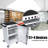 Lanieya Cart Mobile Charging Cart and Cabinet for Tablets Laptops Rolling Cart