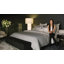 Burnished Quartz Stitched Rectangular Cotton Pillow Cover & Insert