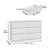 Teasley 6-Drawer Dresser,46.45"W Modern Bedroom Dresser,Wood Dresser For Living Room,Bedroom-1741514830