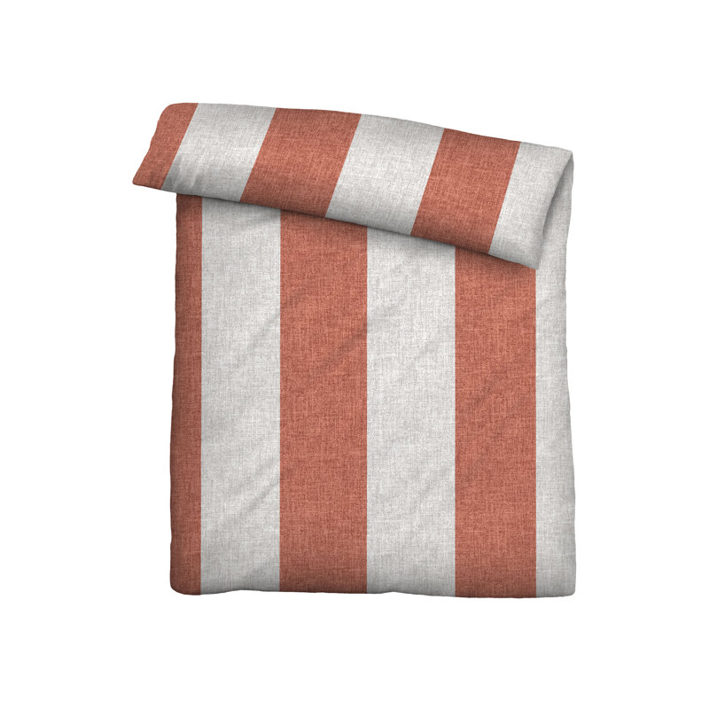 Biberna Feinbiber Bettwäsche 0006732 LÄNGSBALKEN Cotton Striped Duvet Cover with Pillowcases Included