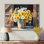 Summer Daisies Bouquet At The Barn II - Floral Large Wall Art