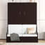 Grand lit escamotable mural avec coussin-809805462