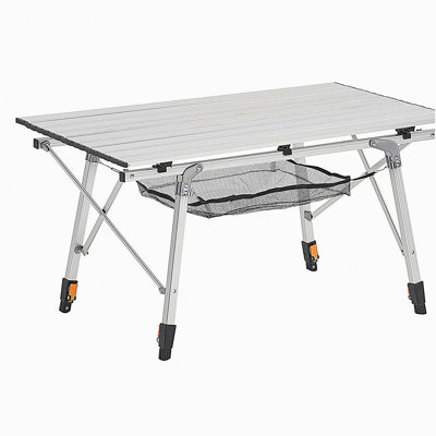 Couche de maille pliante en aluminium pour table de camping