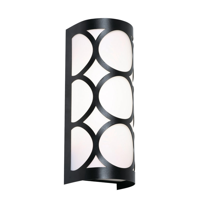 Tonnya LED Flush Mounted Sconce, Black