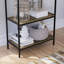 Sylvie 4 Tier Industrial Style Bookcase Living Room Shelving Unit With Metal Frame-1615040537-1666105146