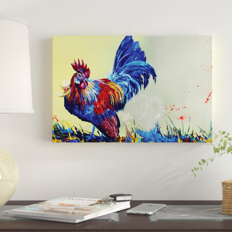 «Dutch Bantam», reproduction sur toile, H 18 po x l 26 po x P 1,5 po, Pas de tapis, Toile tendue