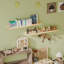 4 tablettes flottantes en bois naturel