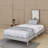 Modern Design Twin Size Floating Platform Bed-2075767590