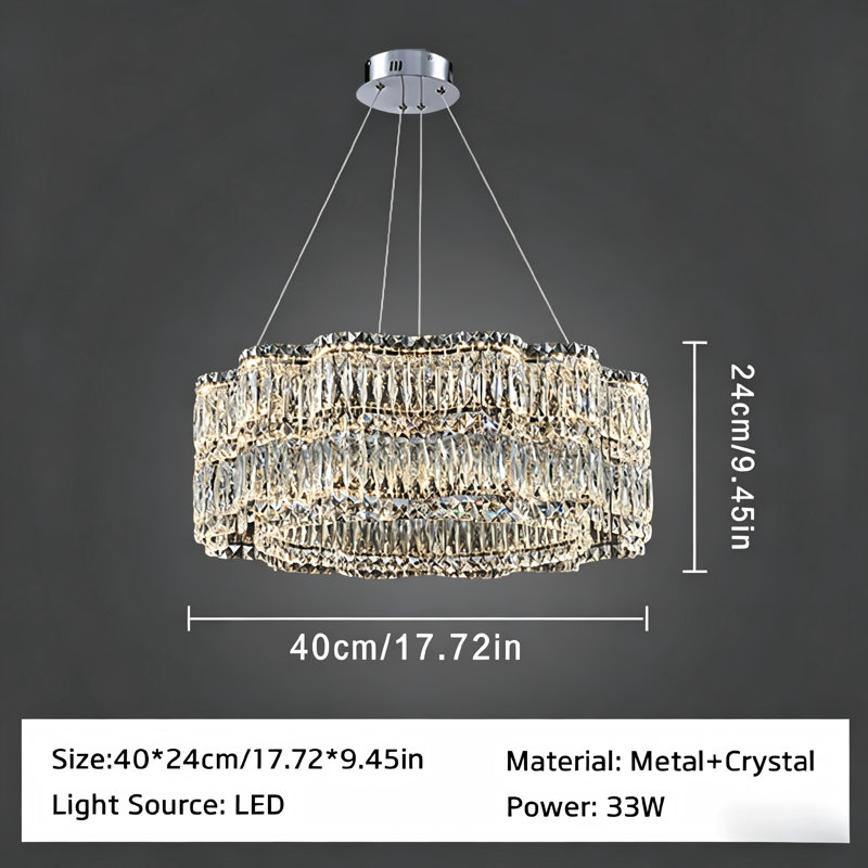 1 - Light LED Chandelier