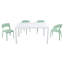 Chaise à accoudoirs en polypropylène Haze Green-208677368