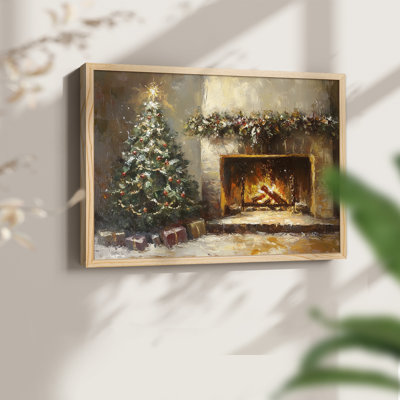 Chirstmas Art-CCCVI -Framed Print - Restickable