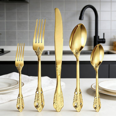 Ensemble de 20 couteaux à steak en acier inoxydable de qualité professionnelle, coutellerie élégante pour la gastronomie, ustensiles de qualité restaurant pour une expérience de grillade à la maison