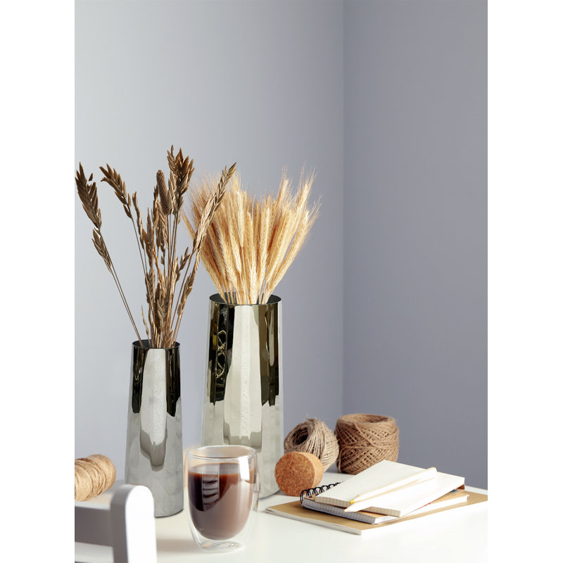 Vase de table Weslynn, H 6 po x l 2,25 po x P 2,25 po, Argent