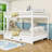 Queen Over Queen Wood Bunk Bed With Trundle-739143968