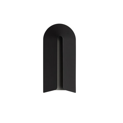 Kaukauna 19"h Curved Top 3-cct Led Wall Sconce In Black