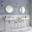 3" X 6" Beveled Marble Subway Tile-732479835