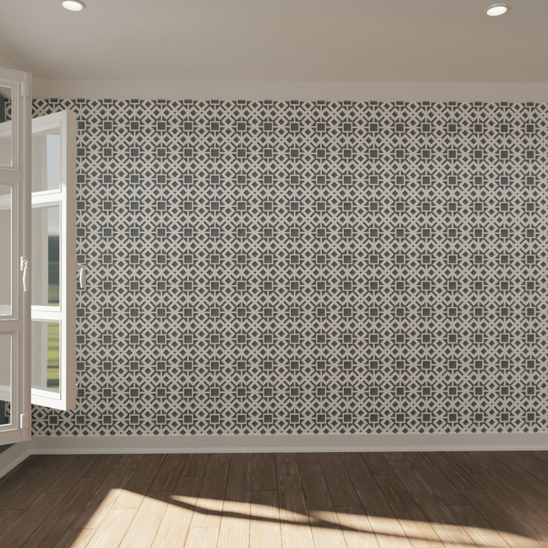 Panneau mural 3D 7,375 "x 7,375" en blanc