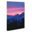 Mountain Sunset In Sion Switzerland In Abstract - Wrapped Canvas-55309737