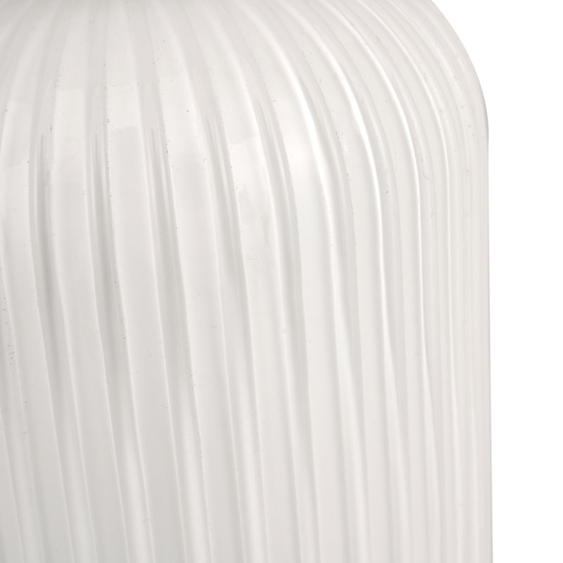 Bucyrus 1 - Light Single Pendant, White/Gold