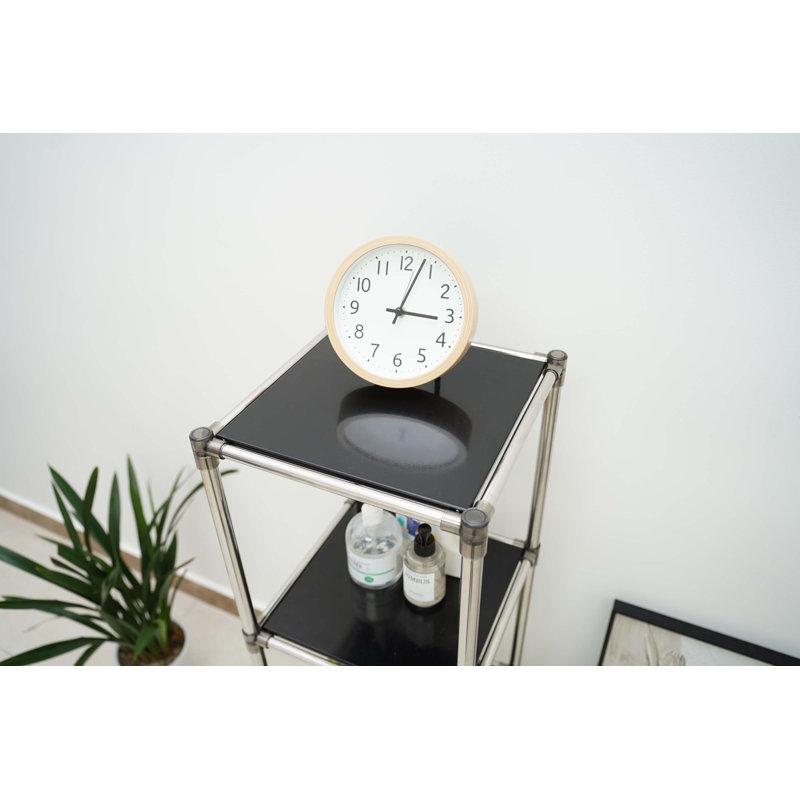 Étagère de rangement en acier inoxydable Shadman, Noir, noir, noir, noir