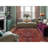 Brytney One-of-a-Kind Rectangle 9'10" X 13' 1960s Wool Area Rug Red