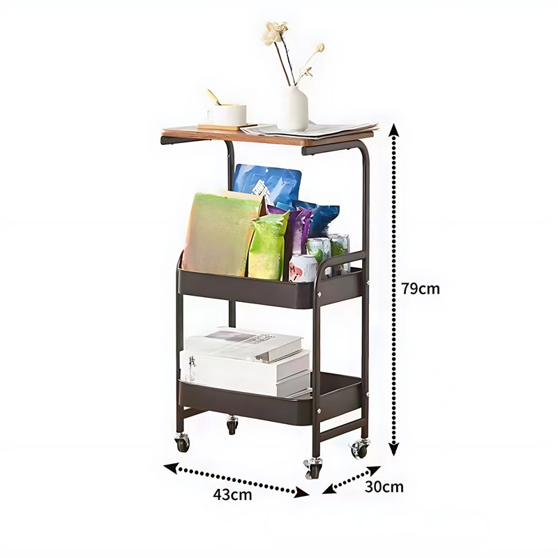 79cm H x 43cm W Utility Cart