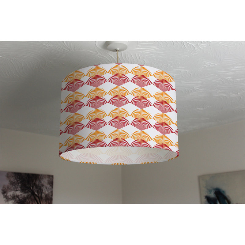Cotton Drum Lamp Shade ( Uno ), 25cm H x 40cm W x 40cm D