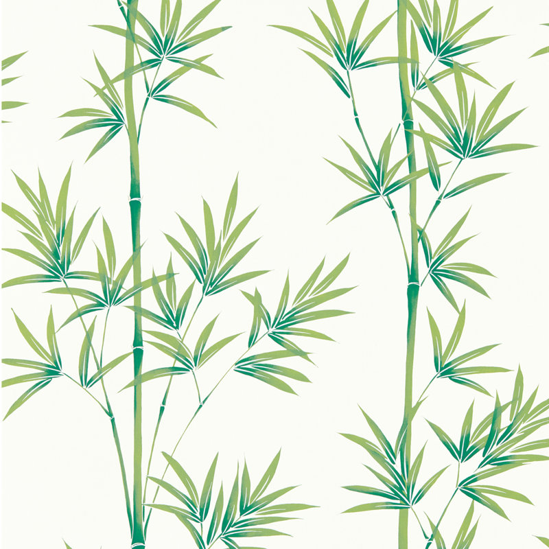 Isabella 10.05m x 52cm Wallpaper Roll, Porcelain/Bamboo