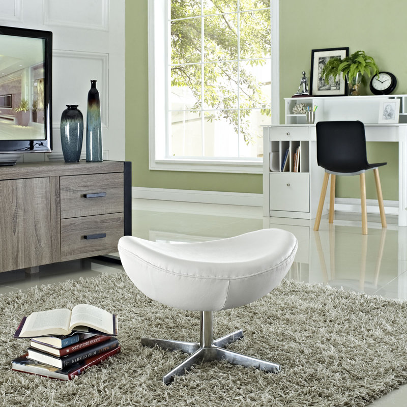 Modway Glove Leather Ottoman