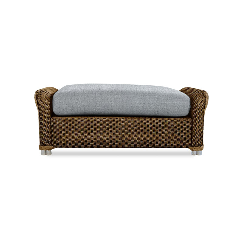 Reflections Outdoor Ottoman, Sandberg Flax, Mink