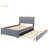 Velvet Upholstered Platform Bed with Trundle-106492948-112511389