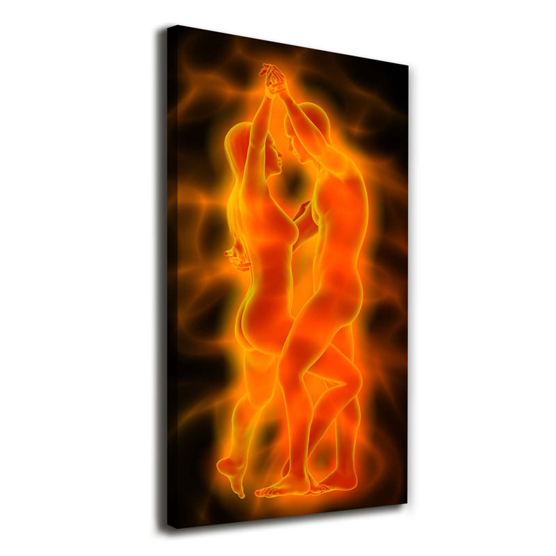 Dancing Couple - Wrapped Canvas Print
