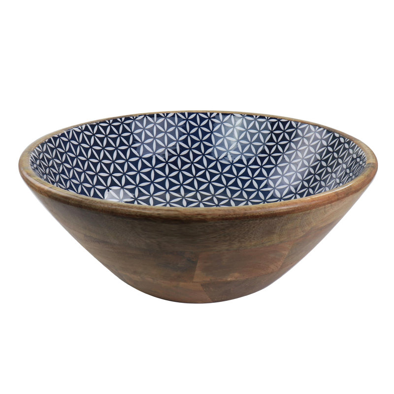 Bungalow Rose Goodill Wood Serving Bowl